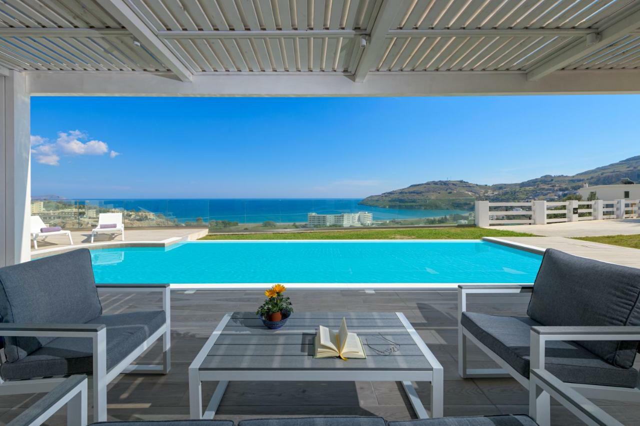 Villa Nissos Líndos Esterno foto