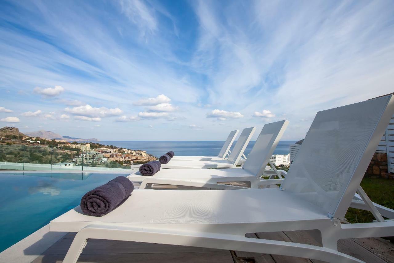 Villa Nissos Líndos Esterno foto